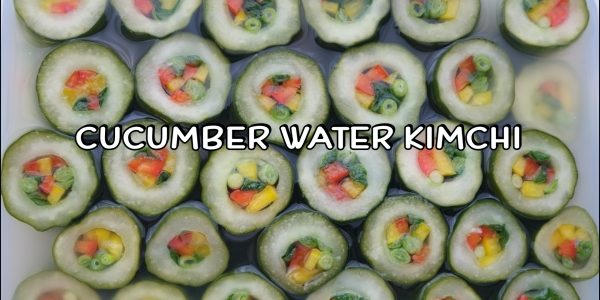 How to make Korean Cucumber Water Kimchi / Oi Mulkimchi | Olive’s Cooking