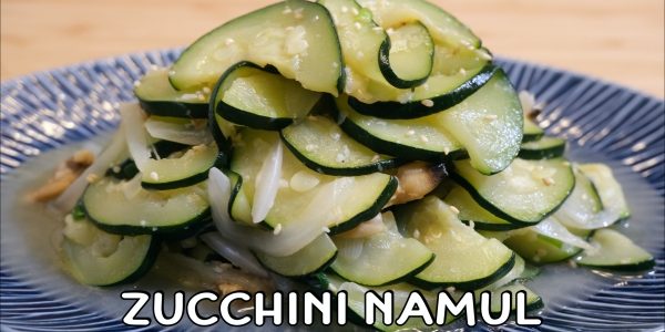 How to make Korean Zucchini Namul / Stir-fried Zucchini and Clam meat | Olive’s Cooking