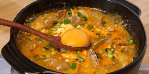 How to make Clams Soft Tofu Stew | Sundubu-Jjigae